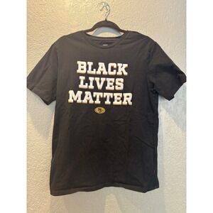 Levis San Francisco 49ers Black Lives Matter BLM T Shirt Mens Medium